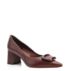 Scarpin Couro Marrom - imagem 1