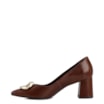 Scarpin Couro Marrom - imagem 4
