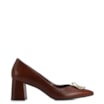 Scarpin Couro Marrom - imagem 2
