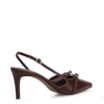 Scarpin Couro Marrom - imagem 4