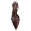 Scarpin Couro Marrom - imagem 6