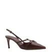Scarpin Couro Marrom - imagem 1