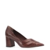 Scarpin Couro Marrom - imagem 1