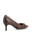 Scarpin Couro Marrom - imagem 4
