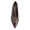 Scarpin Couro Marrom - imagem 6