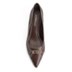 Scarpin Couro Marrom - imagem 6