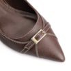 Scarpin Couro Marrom - imagem 7