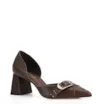 Scarpin Couro Marrom - imagem 1