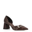 Scarpin Couro Marrom - imagem 1