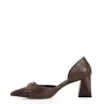 Scarpin Couro Marrom - imagem 5