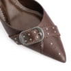 Scarpin Couro Marrom - imagem 7