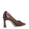 Scarpin Couro Marrom - imagem 4