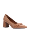 Scarpin Couro Marrom - imagem 1