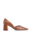 Scarpin Couro Marrom - imagem 3