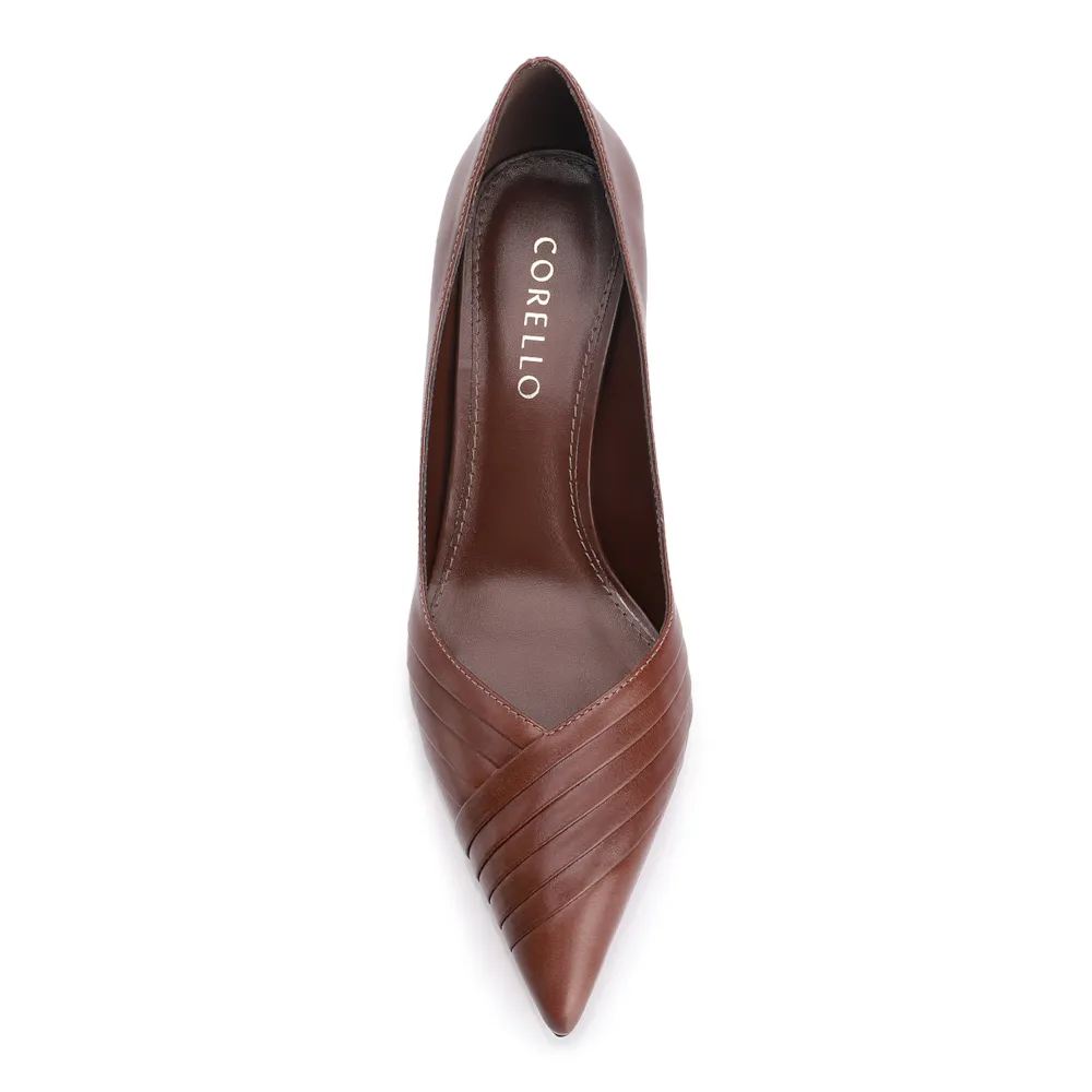 Scarpin Couro Marrom - imagem 5