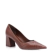Scarpin Couro Marrom - imagem 1