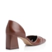 Scarpin Couro Marrom - imagem 3