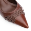 Scarpin Couro Marrom - imagem 6