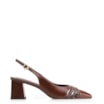 Scarpin Couro Marrom - imagem 2