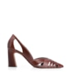 Scarpin Couro Marrom - imagem 3