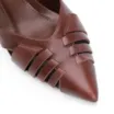 Scarpin Couro Marrom - imagem 7