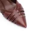 Scarpin Couro Marrom - imagem 7
