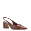 Scarpin Couro Marrom - imagem 1