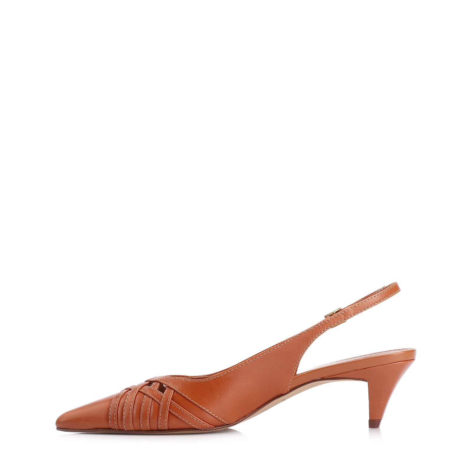 Scarpin Couro Marrom