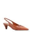 Scarpin Couro Marrom - imagem 1