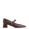 Scarpin Couro Marrom - imagem 3