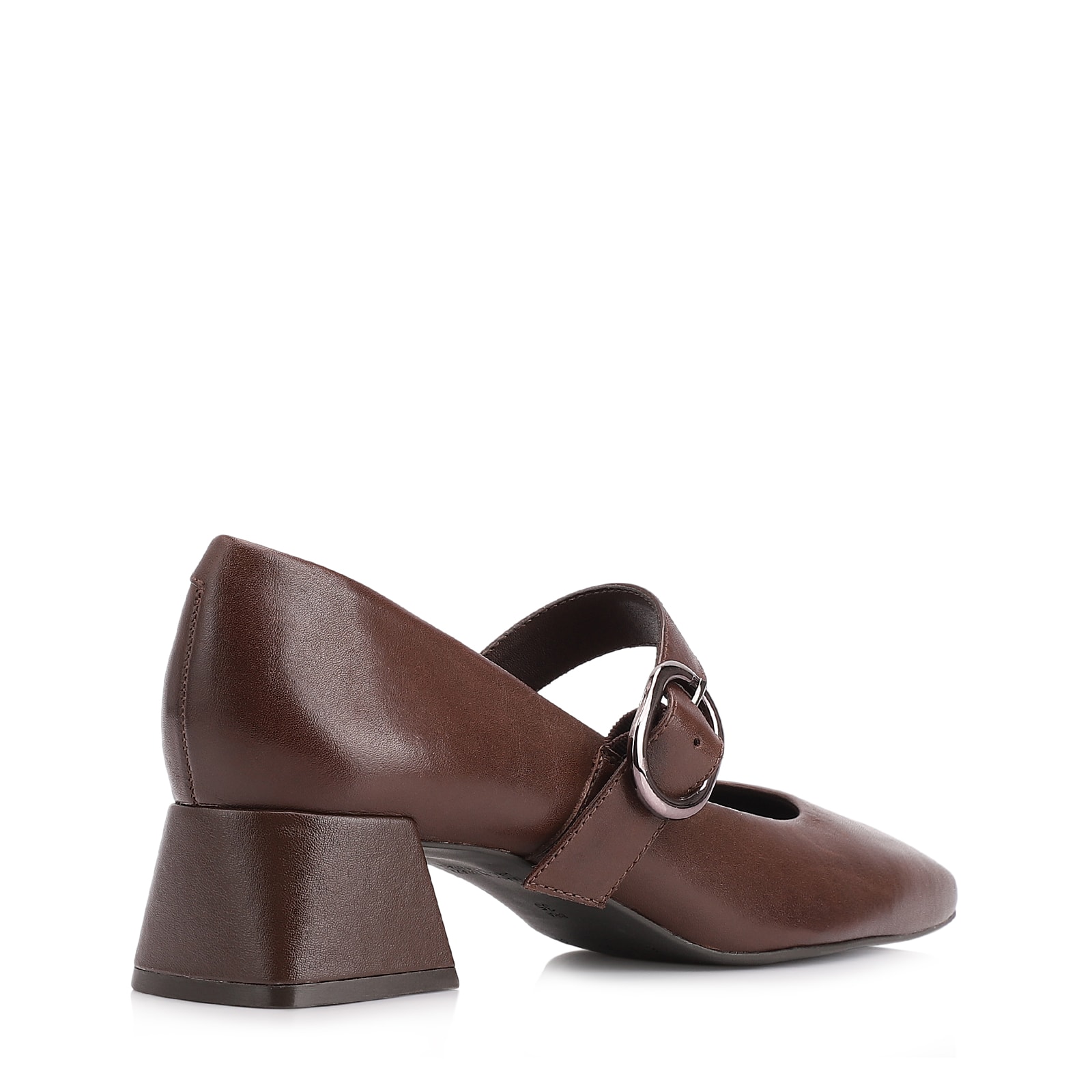 Scarpin Couro Marrom