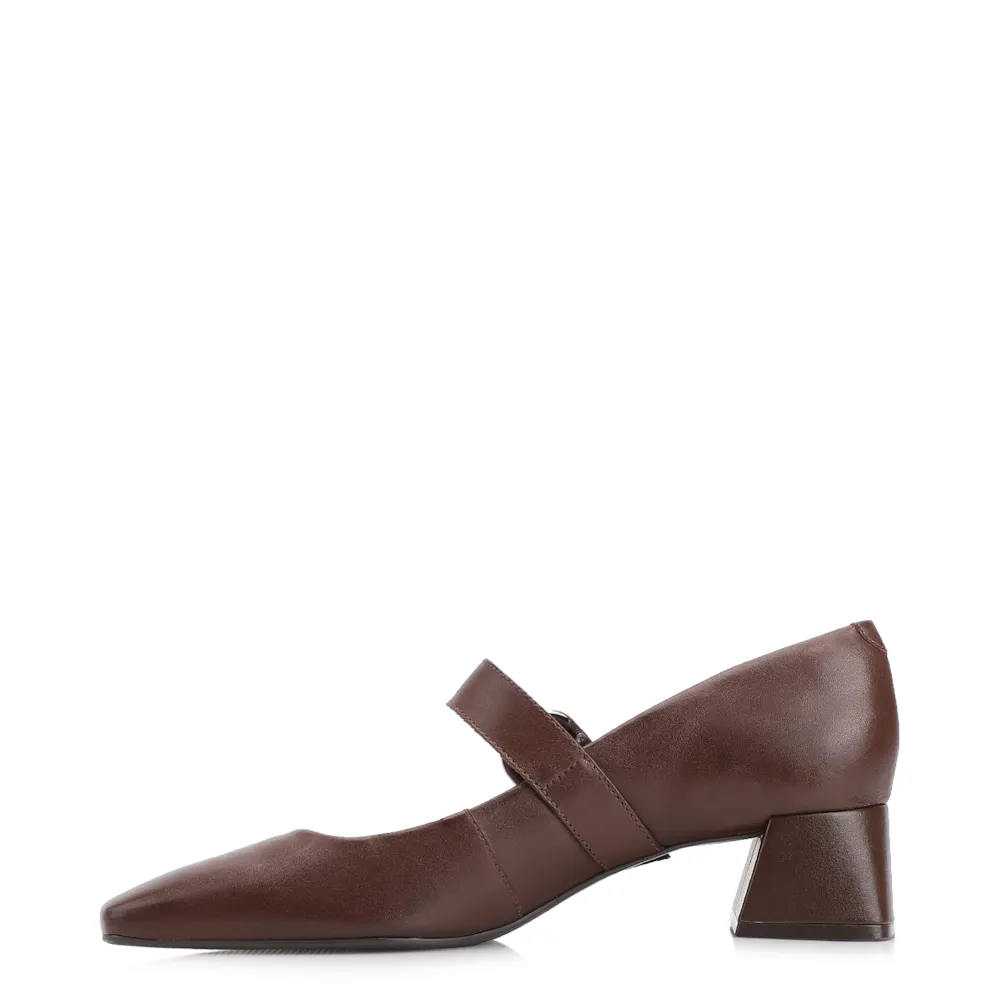Scarpin Couro Marrom - imagem 5