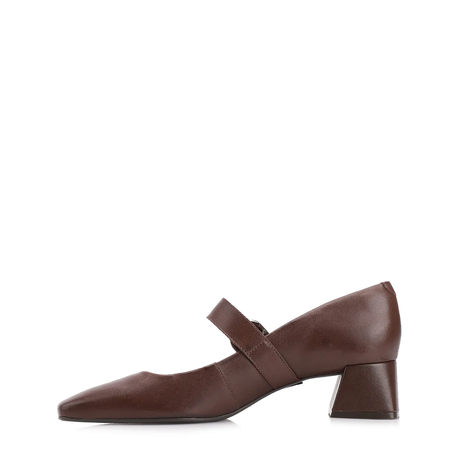 Scarpin Couro Marrom