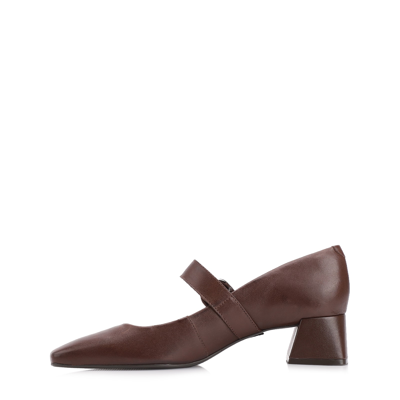 Scarpin Couro Marrom
