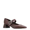Scarpin Couro Marrom - imagem 1