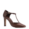 Scarpin Couro Marrom - imagem 1