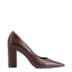 Scarpin Couro Marrom - imagem 3
