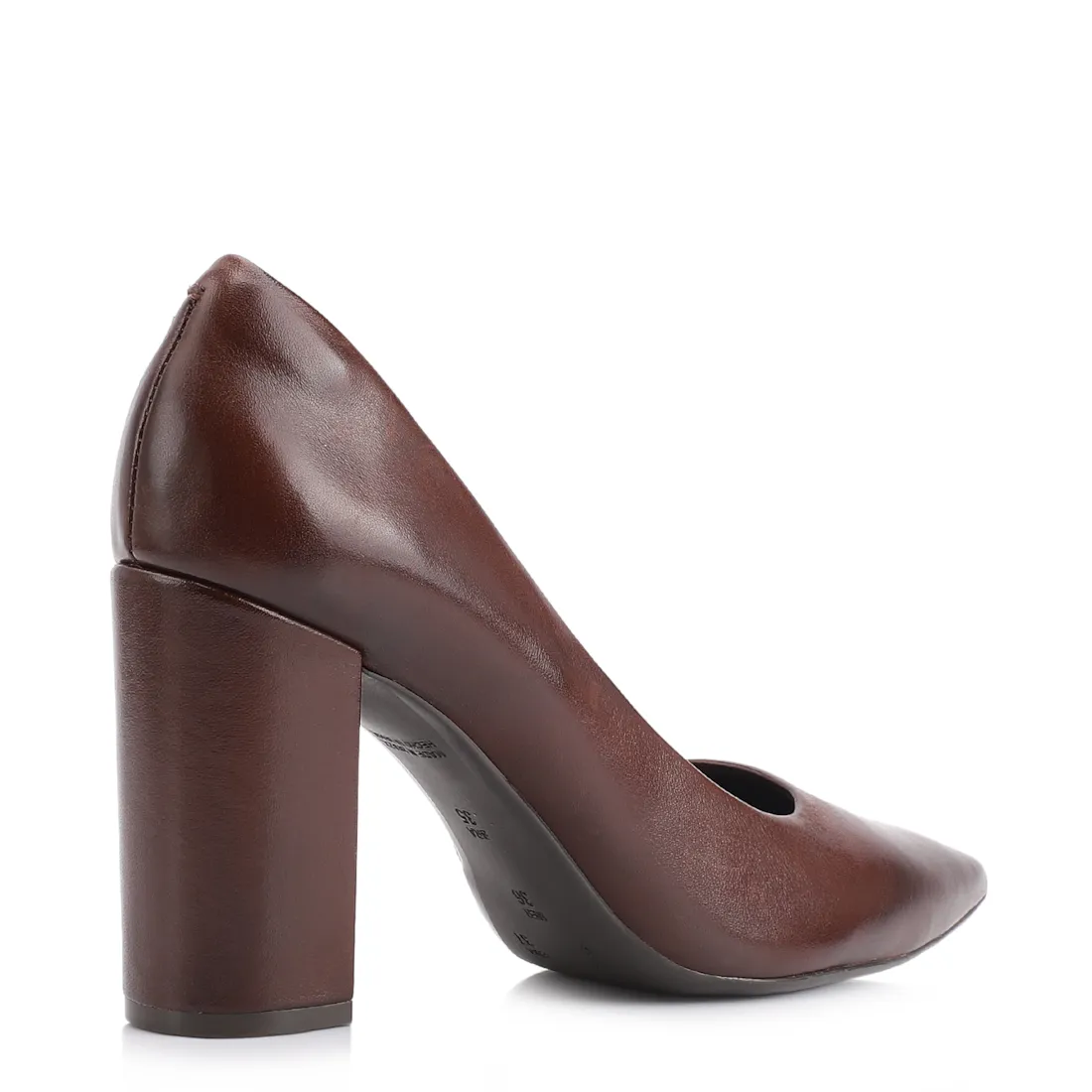 Scarpin Couro Marrom - foto 4