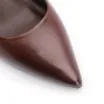 Scarpin Couro Marrom - imagem 7