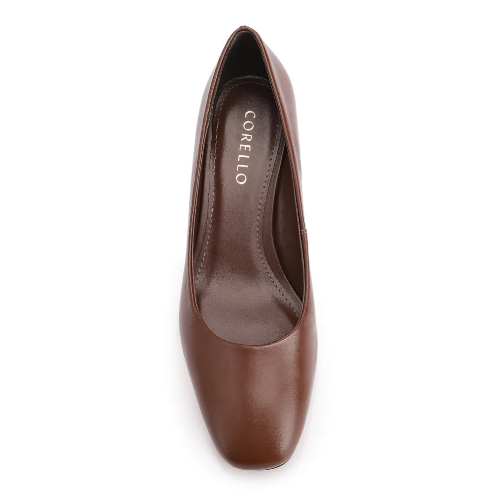 Scarpin Couro Marrom - imagem 5