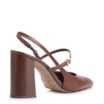 Scarpin Couro Marrom - imagem 4