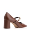 Scarpin Couro Marrom - imagem 4