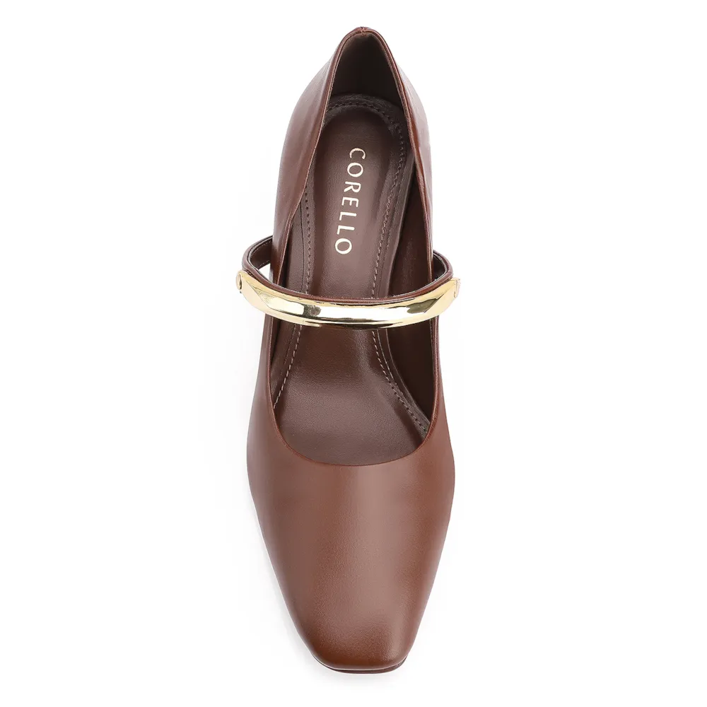 Scarpin Couro Marrom - imagem 6
