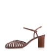 Scarpin Couro Marrom - imagem 4