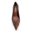 Scarpin Couro Marrom /Alt Nobuck Marrom /Alt Lezard Marrom - imagem 5