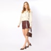 Scarpin Couro Marrom/ Alt Verniz Marrom - imagem 9