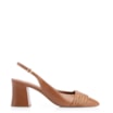 Scarpin Couro Marrom Claro - imagem 3