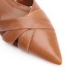 Scarpin Couro Marrom Claro - imagem 6