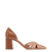 Scarpin Couro Marrom Claro - imagem 2