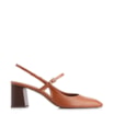 Scarpin Couro Marrom Claro - imagem 3